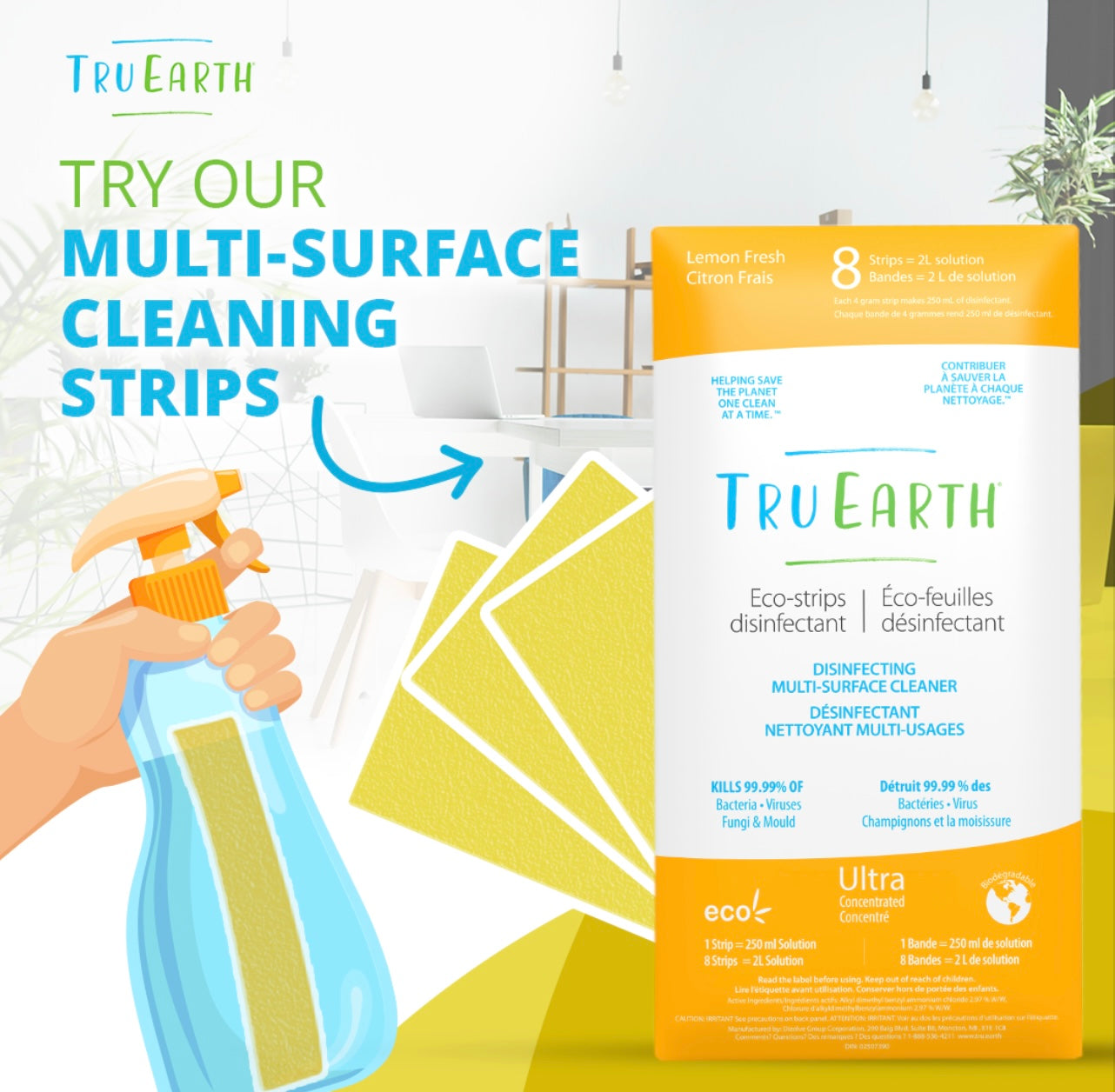 Tru Earth Multi-Surface Cleaner strips